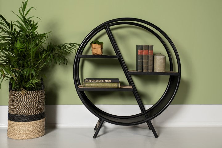 decoratierek - ijzer/mangohout - naturel