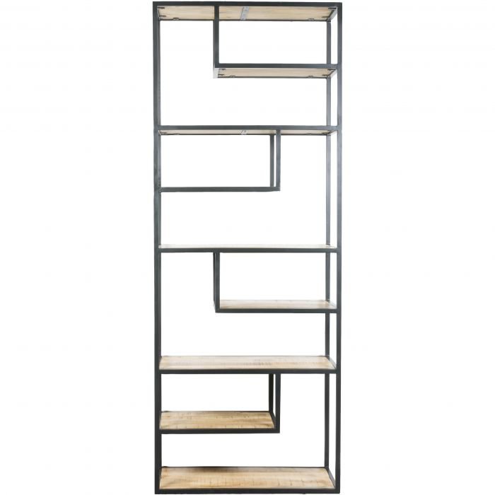 huub wood shelving unit 210 x 80 cm - room divider