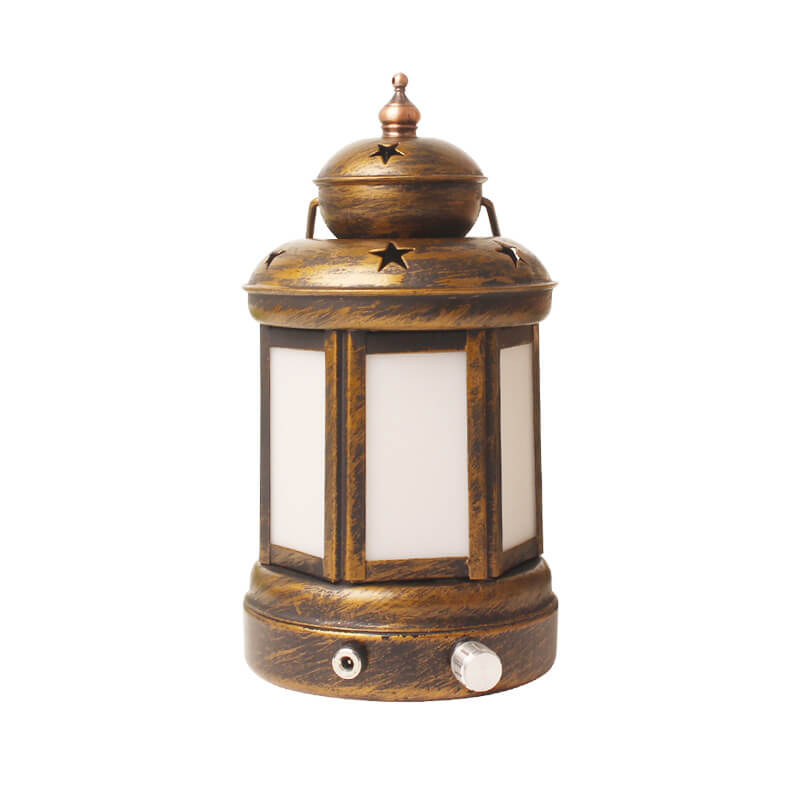 Metalen ledlamp in lantaarnvorm voor woonkamer of slaapkamer