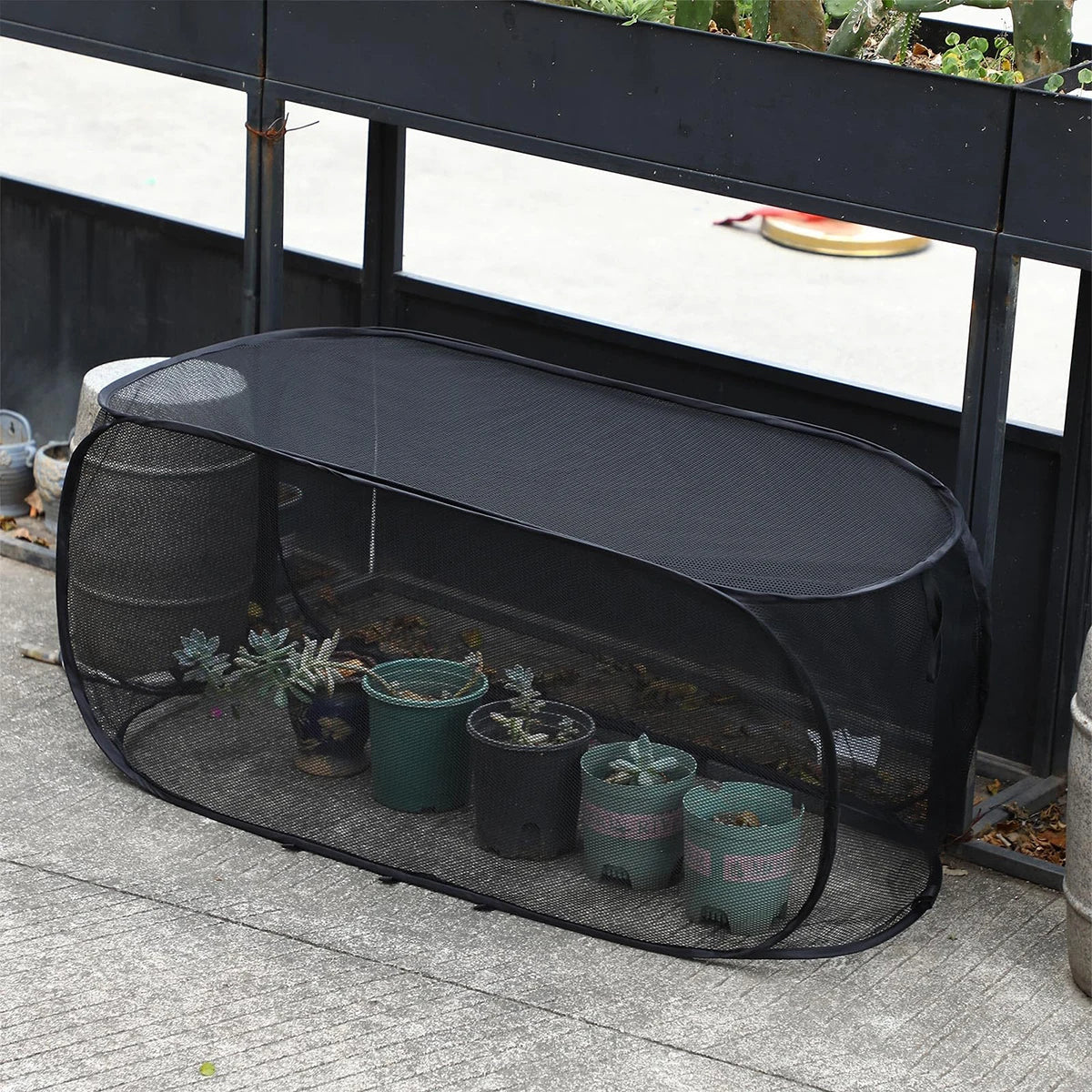 opvouwbaar plantenbeschermingsnet voor tuinbedden