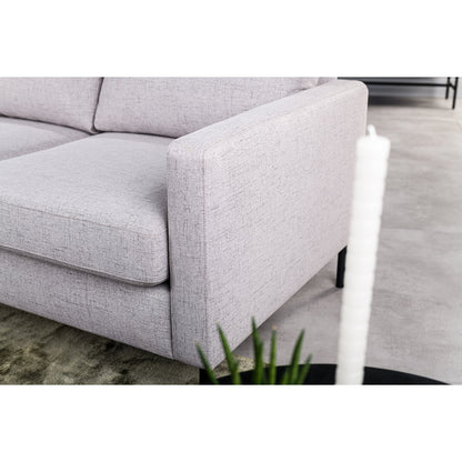 3 seater sofa CL L+R, Valente fabric, V311 grey