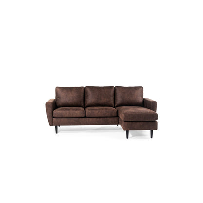 3 seater sofa CL CL L+R, Savannah fabric, S430 brown