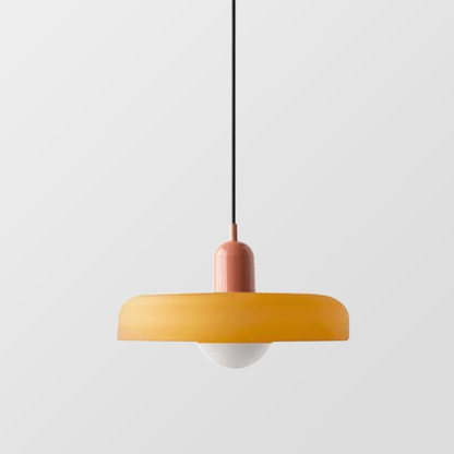 Stijlvolle Bauhaus Hanglamp van Elegante Kleurige Glas