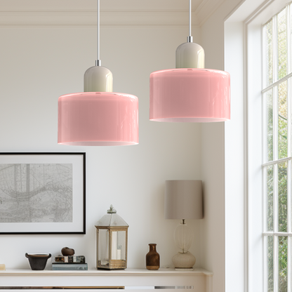 Stijlvolle Bauhaus Glazen Hanglamp voor een Creatieve Sfeer