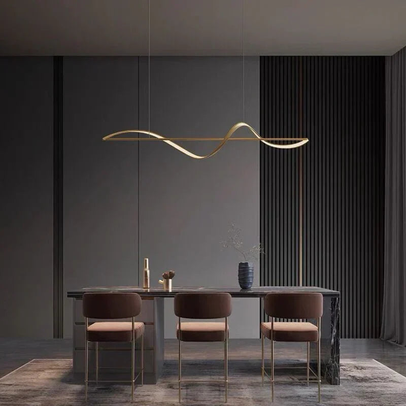 stijlvolle louise design led hanglamp in elegant metaal en acryl