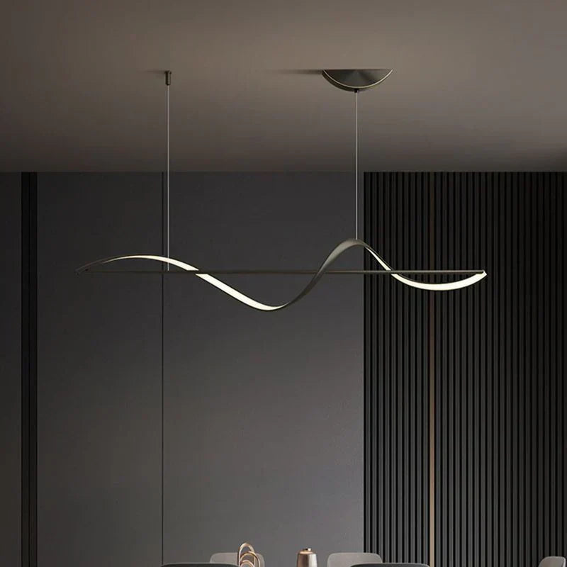 stijlvolle louise design led hanglamp in elegant metaal en acryl