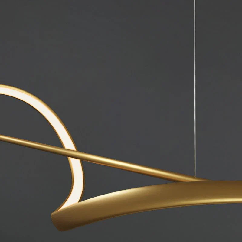 stijlvolle louise design led hanglamp in elegant metaal en acryl