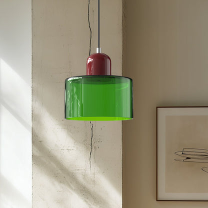 Stijlvolle Bauhaus Glazen Hanglamp voor een Creatieve Sfeer