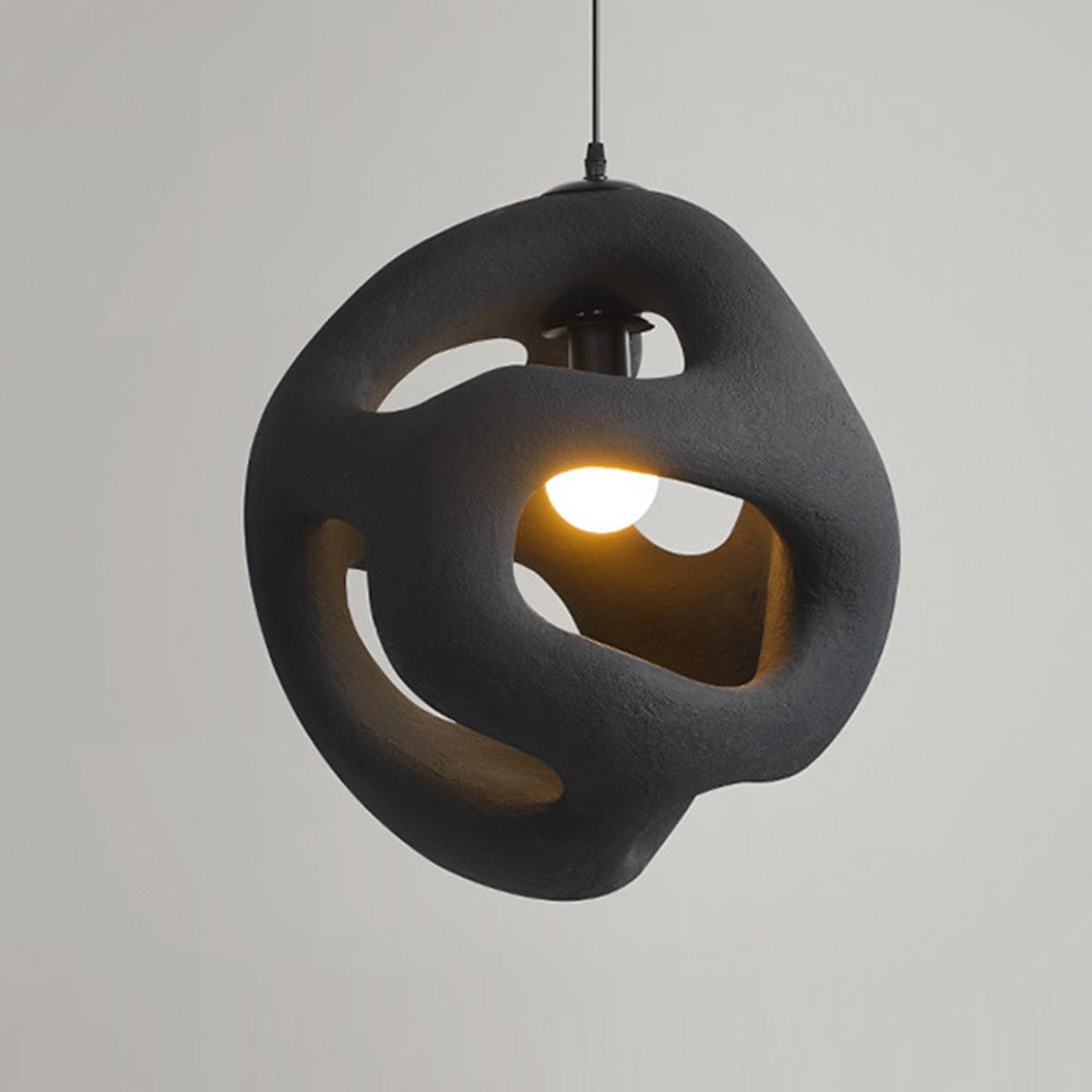 elegante wabi sabi hanglamp voor een rustieke sfeer