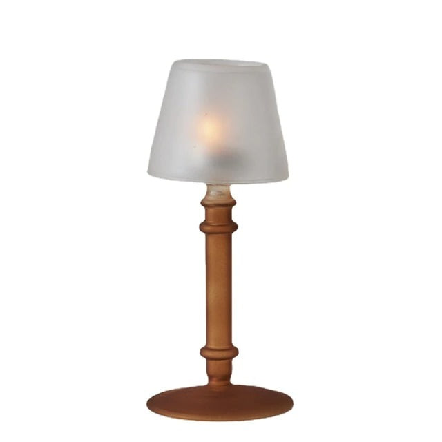 glazen kandelaar frans vintage ontwerp