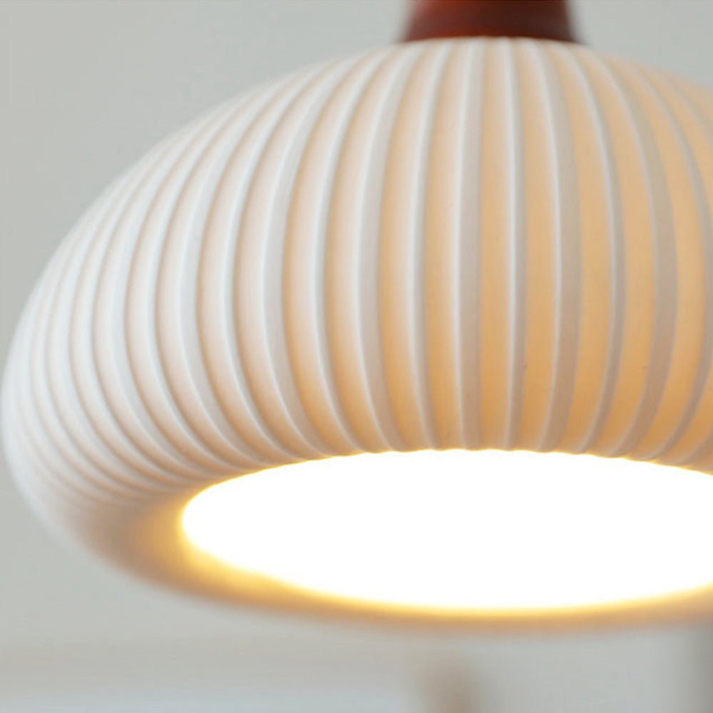 stijlvolle witte keramische hanglamp