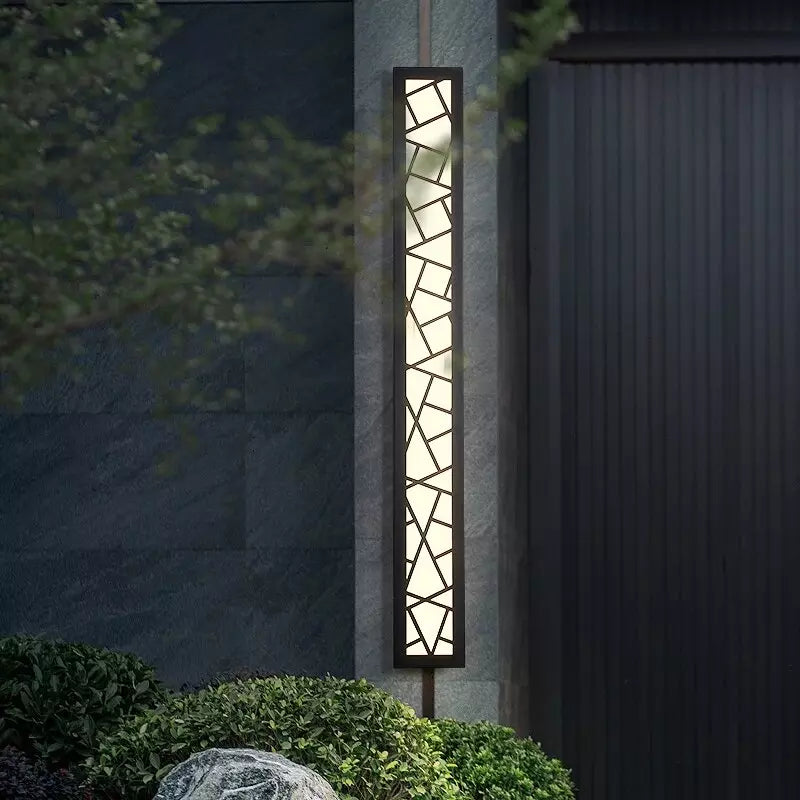 buiten led wandlamp aluminium acryl ip65
