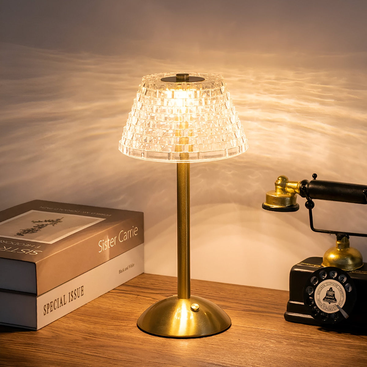 Vintage Draadloze Tafellamp