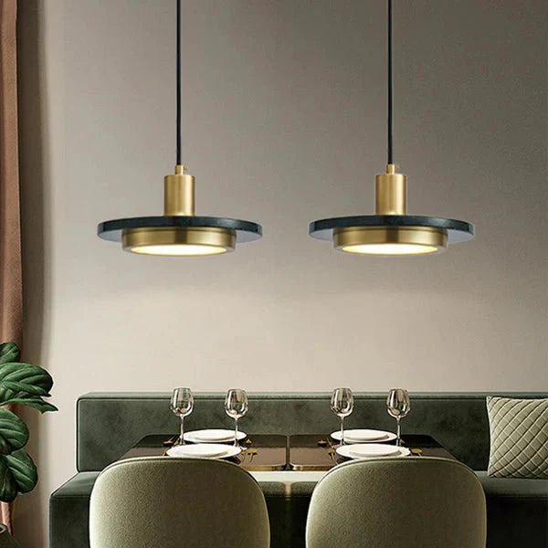 elegante moderne marmeren hanglamp voor een stijlvol interieur