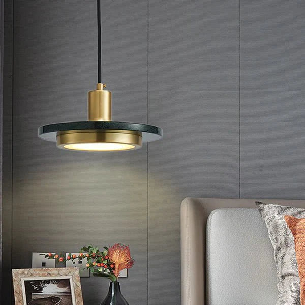 elegante moderne marmeren hanglamp voor een stijlvol interieur