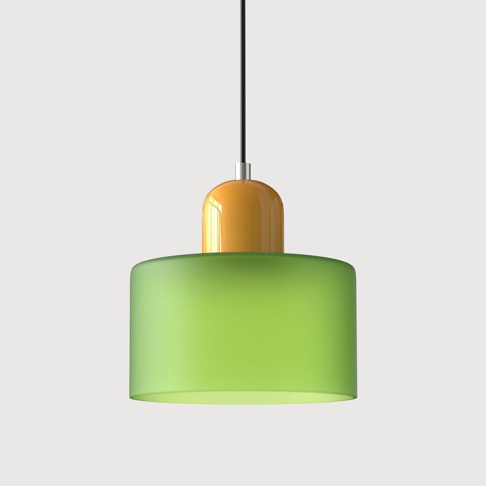 stijlvolle bauhaus glazen hanglamp voor een creatieve sfeer