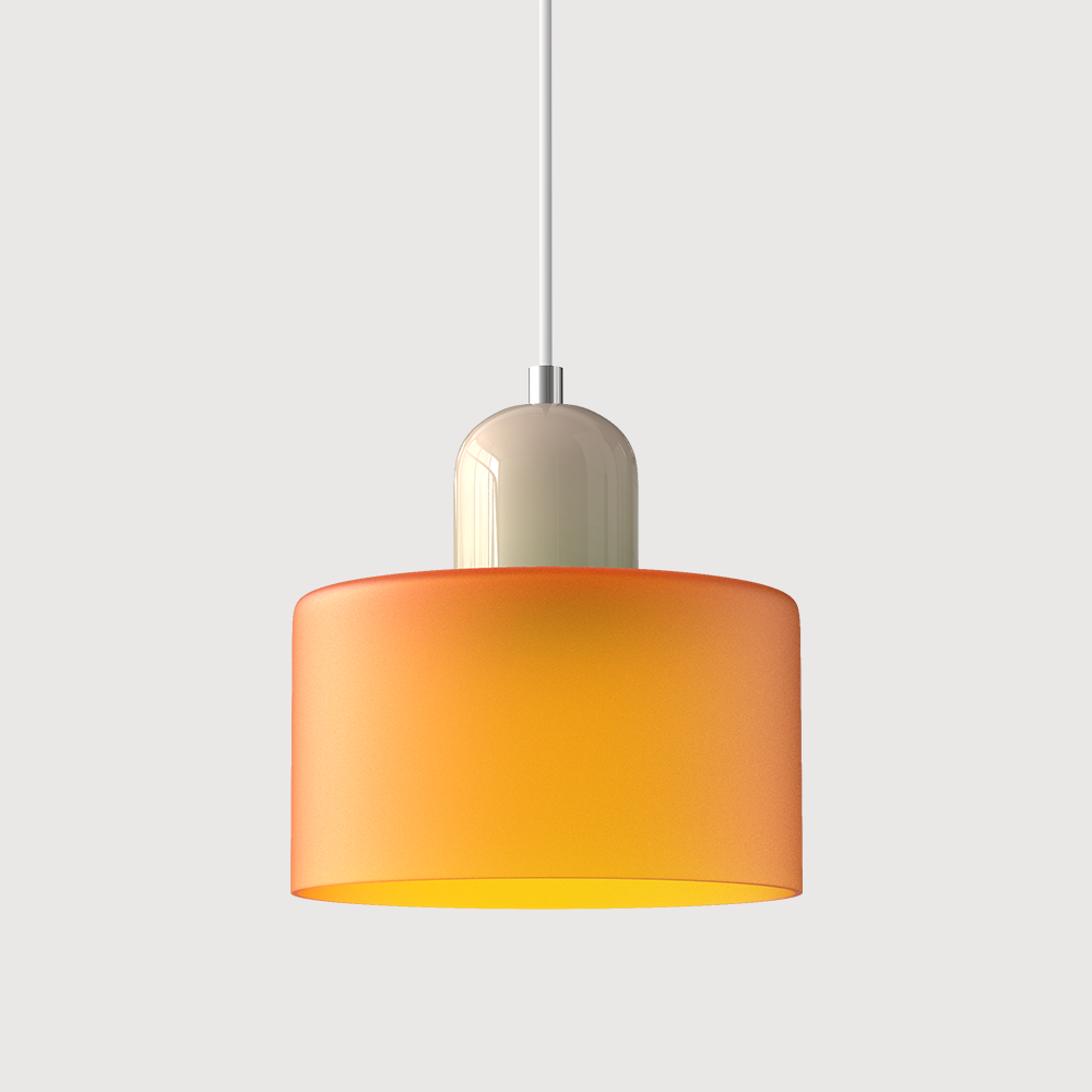 stijlvolle bauhaus glazen hanglamp voor een creatieve sfeer