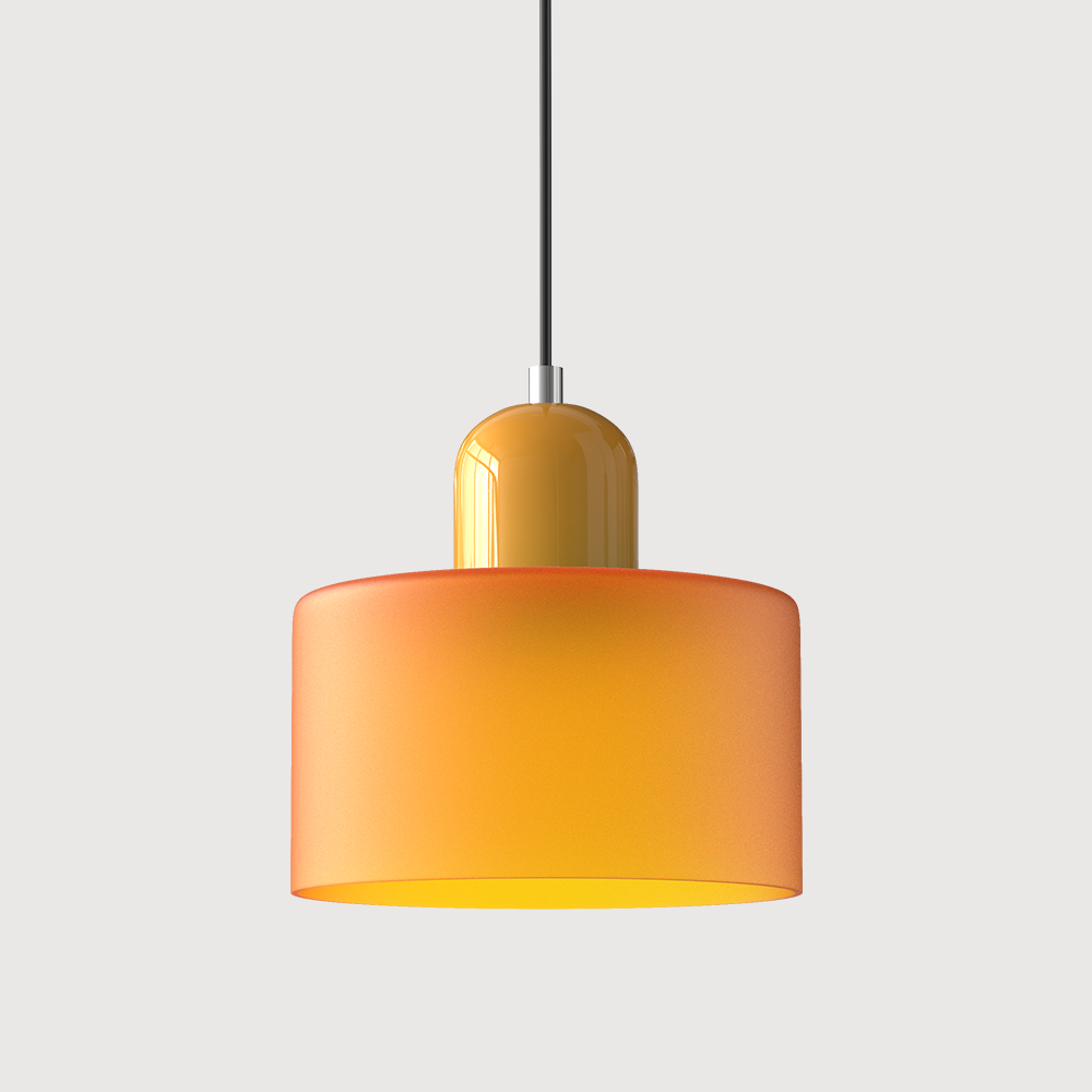 stijlvolle bauhaus glazen hanglamp voor een creatieve sfeer