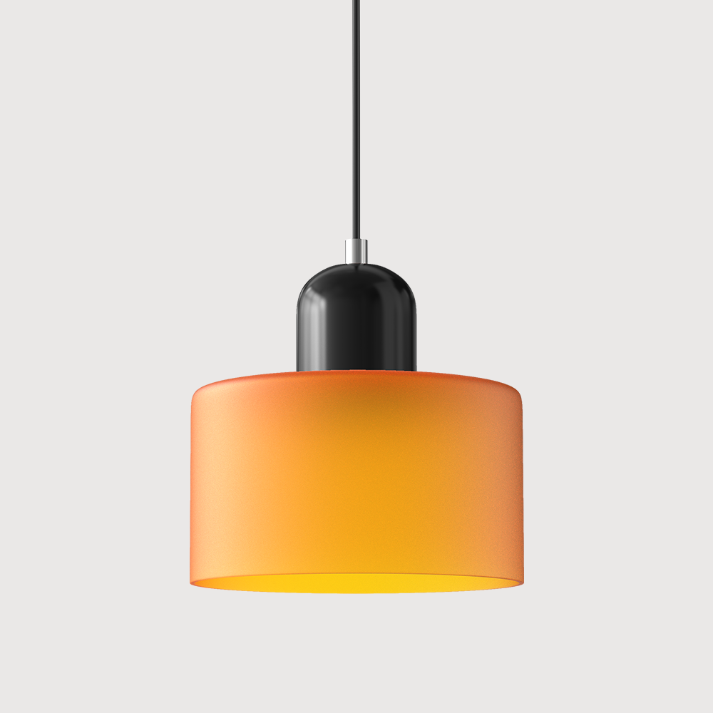 stijlvolle bauhaus glazen hanglamp voor een creatieve sfeer