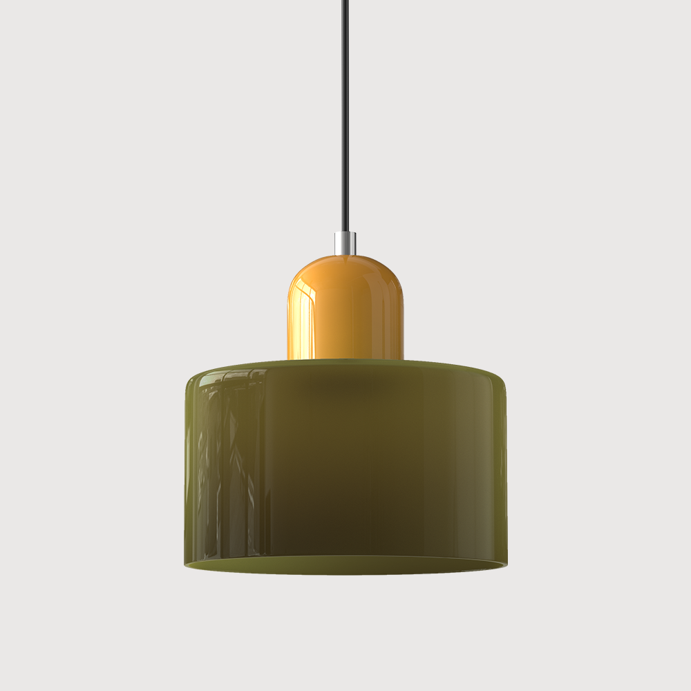 stijlvolle bauhaus glazen hanglamp voor een creatieve sfeer