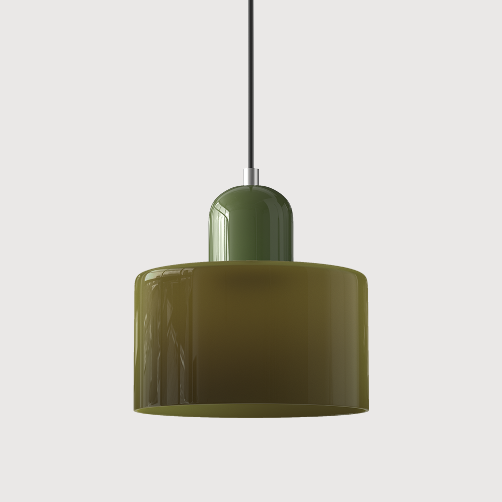 stijlvolle bauhaus glazen hanglamp voor een creatieve sfeer