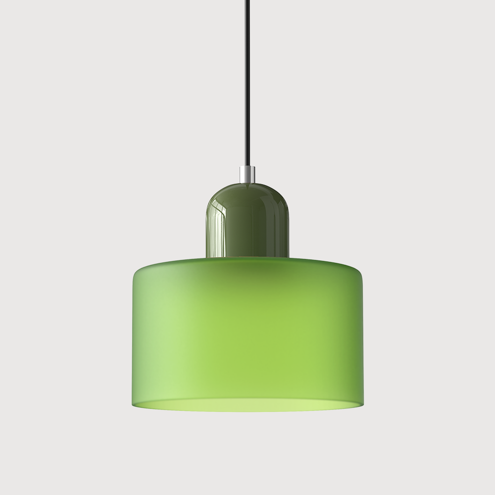 stijlvolle bauhaus glazen hanglamp voor een creatieve sfeer