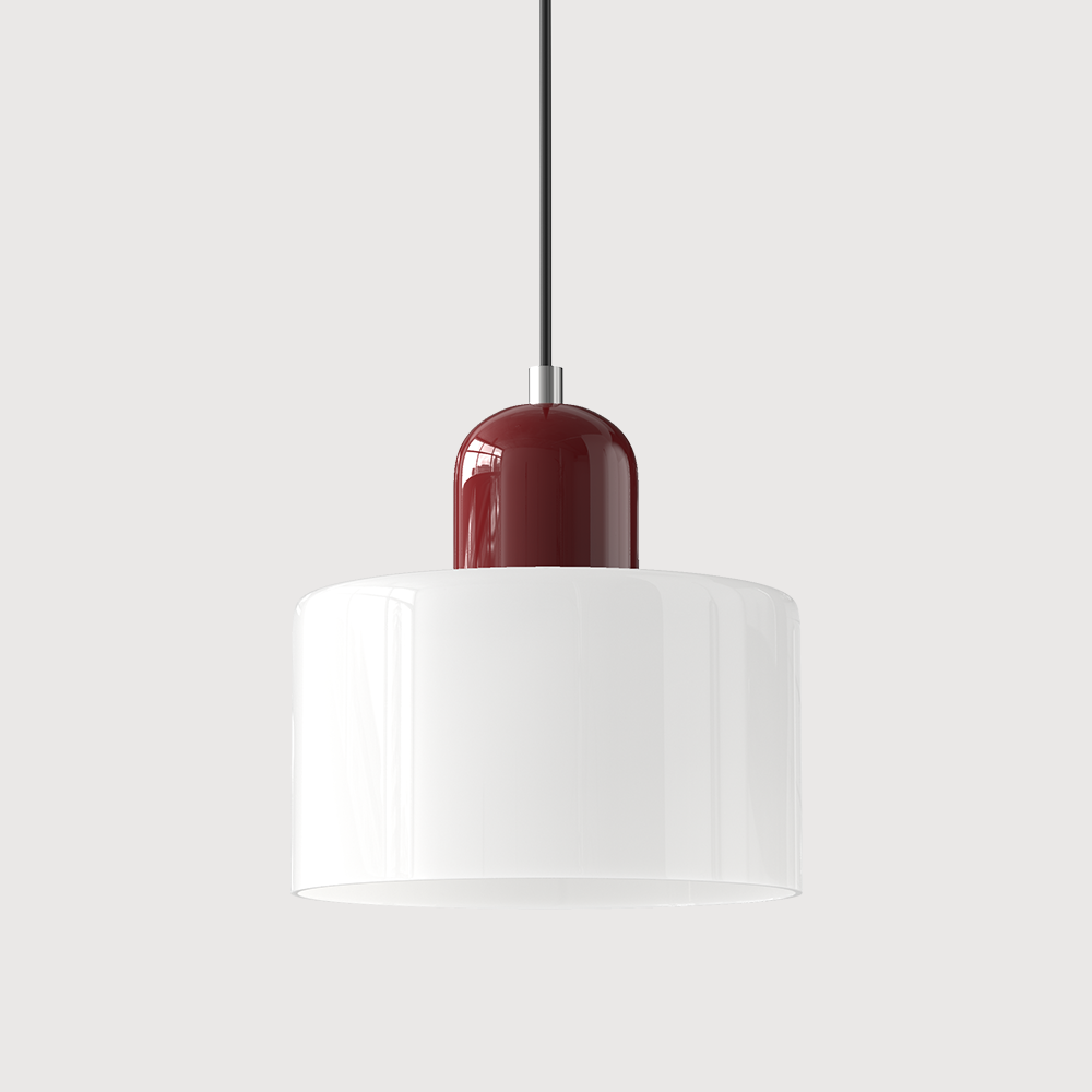 stijlvolle bauhaus glazen hanglamp voor een creatieve sfeer