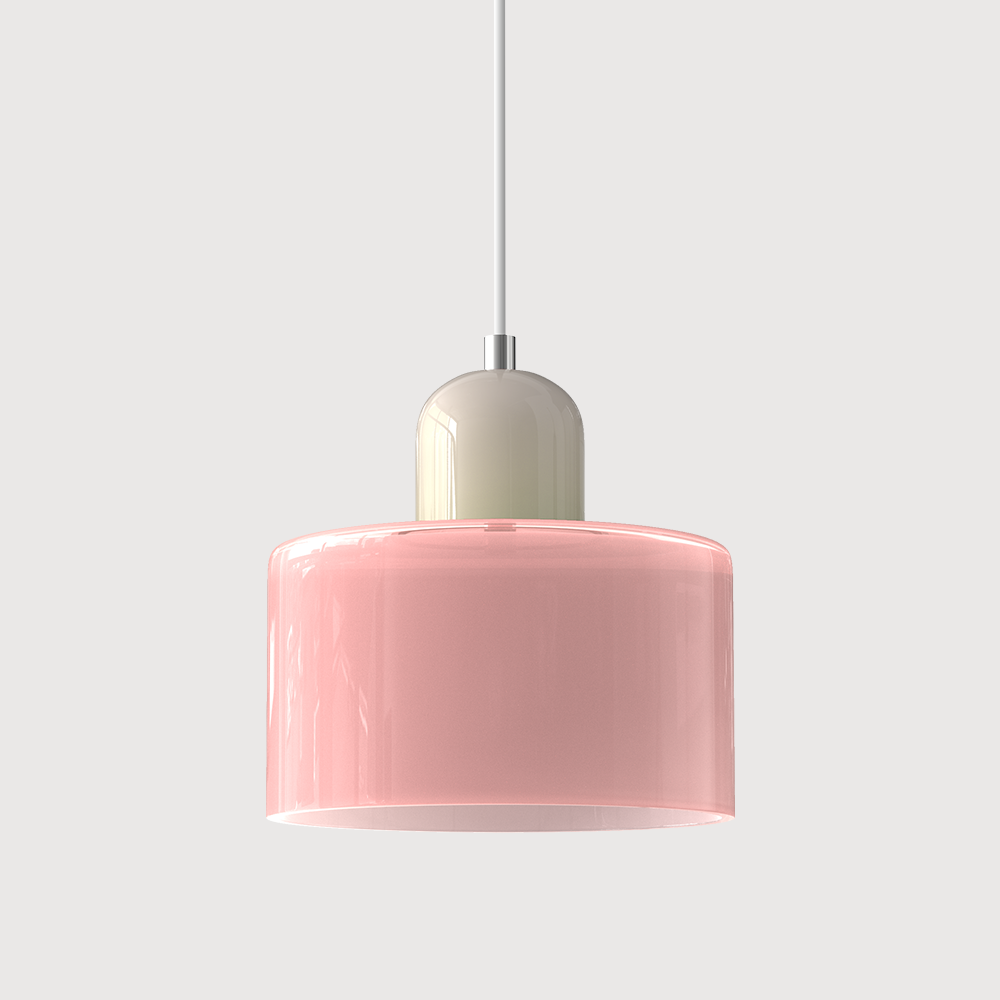 stijlvolle bauhaus glazen hanglamp voor een creatieve sfeer