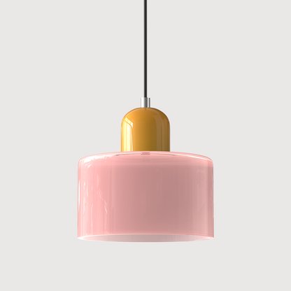 Stijlvolle Bauhaus Glazen Hanglamp voor een Creatieve Sfeer