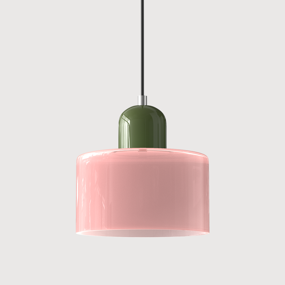 stijlvolle bauhaus glazen hanglamp voor een creatieve sfeer