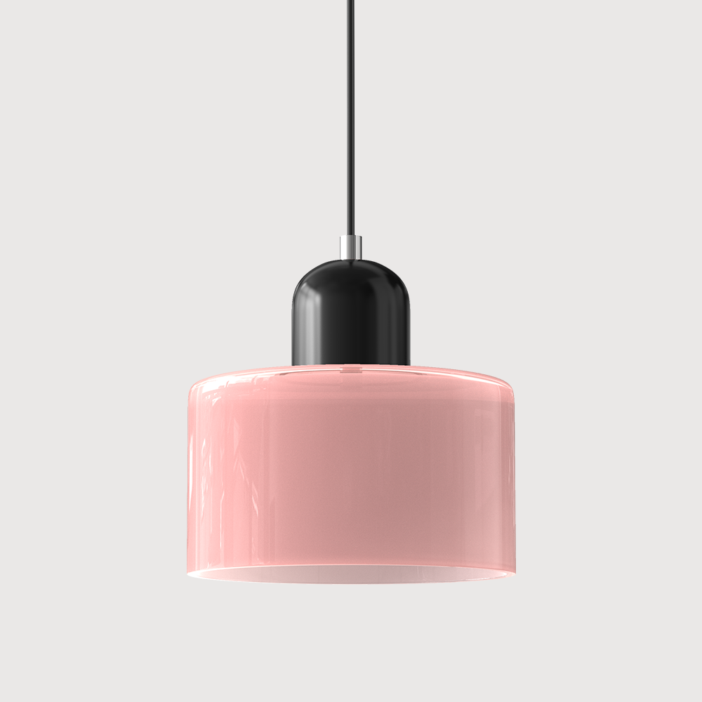 stijlvolle bauhaus glazen hanglamp voor een creatieve sfeer