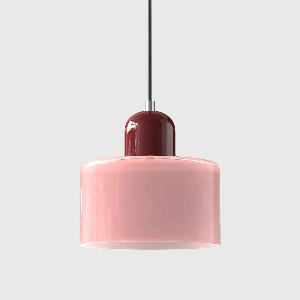 stijlvolle bauhaus glazen hanglamp voor een creatieve sfeer