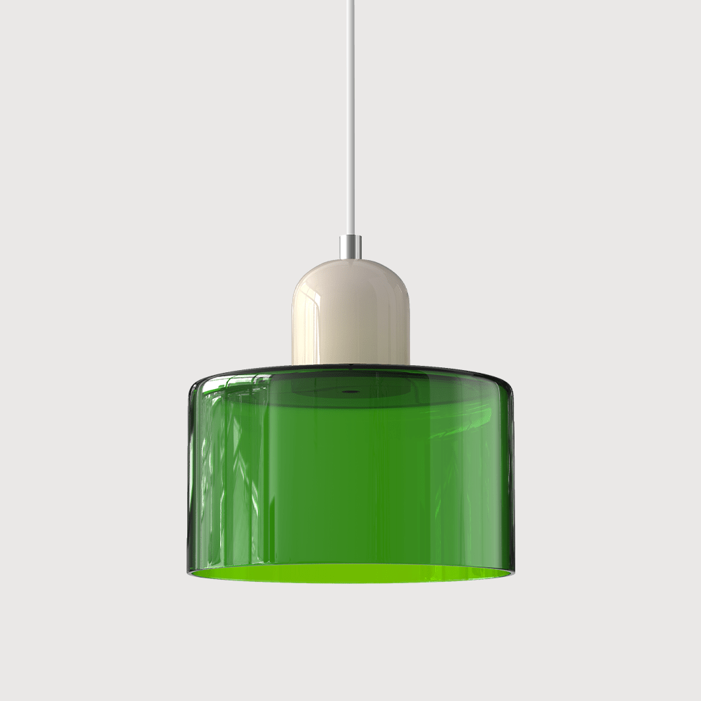 stijlvolle bauhaus glazen hanglamp voor een creatieve sfeer