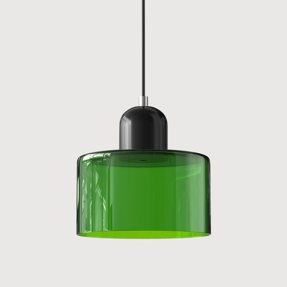 stijlvolle bauhaus glazen hanglamp voor een creatieve sfeer