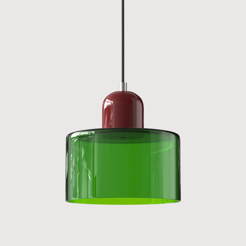 stijlvolle bauhaus glazen hanglamp voor een creatieve sfeer