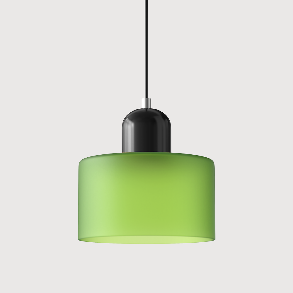 stijlvolle bauhaus glazen hanglamp voor een creatieve sfeer