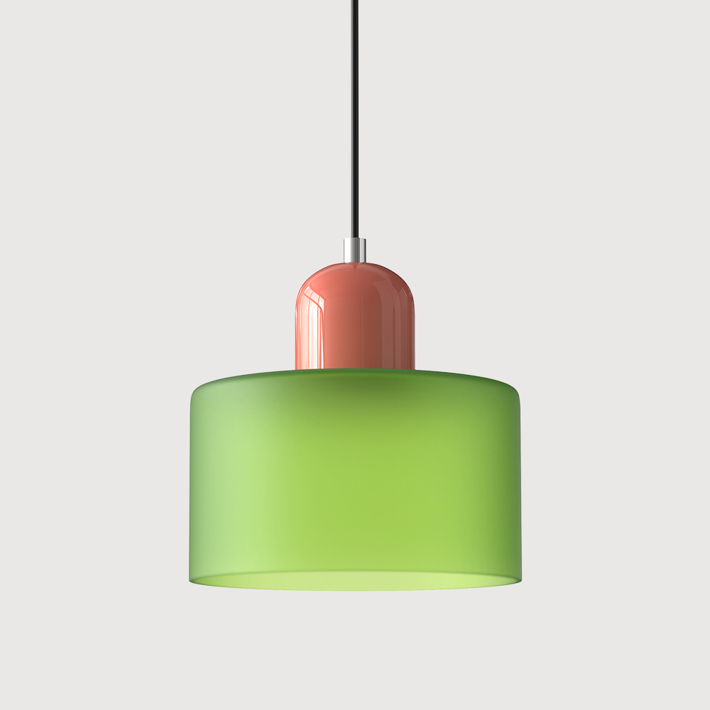 stijlvolle bauhaus glazen hanglamp voor een creatieve sfeer