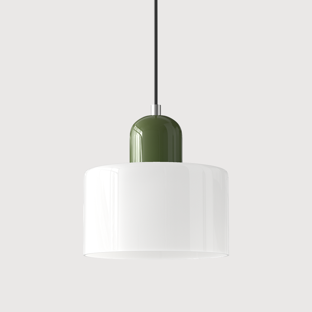 stijlvolle bauhaus glazen hanglamp voor een creatieve sfeer