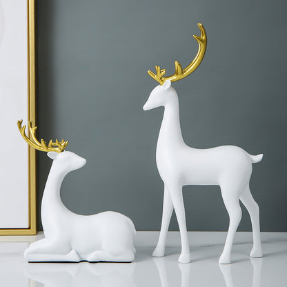 Kerstdecoratie Minimalistische Rendieren