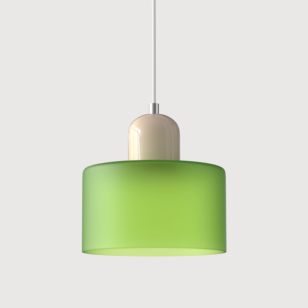 stijlvolle bauhaus glazen hanglamp voor een creatieve sfeer