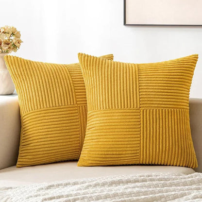 Corduroy Kussensloop Minimalistisch Ontwerp