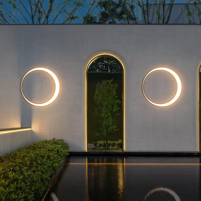 LED Buitenmuurlamp Cirkelvormig Ontwerp
