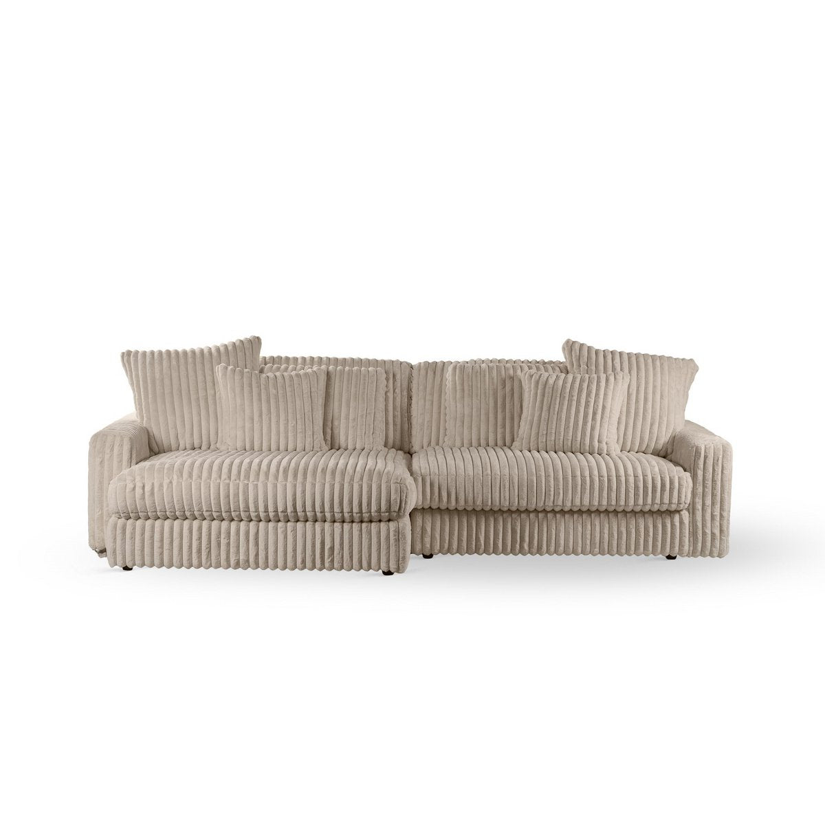 3-seater sofa cl l+r, fabric vito 23, d460 beige