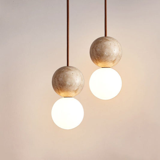 Chic Wabi Sabi Hanglamp voor een Sfeervol Plafond