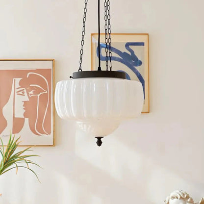 Stijlvolle witte minimalistische hanglamp voor een eigentijdse uitstraling