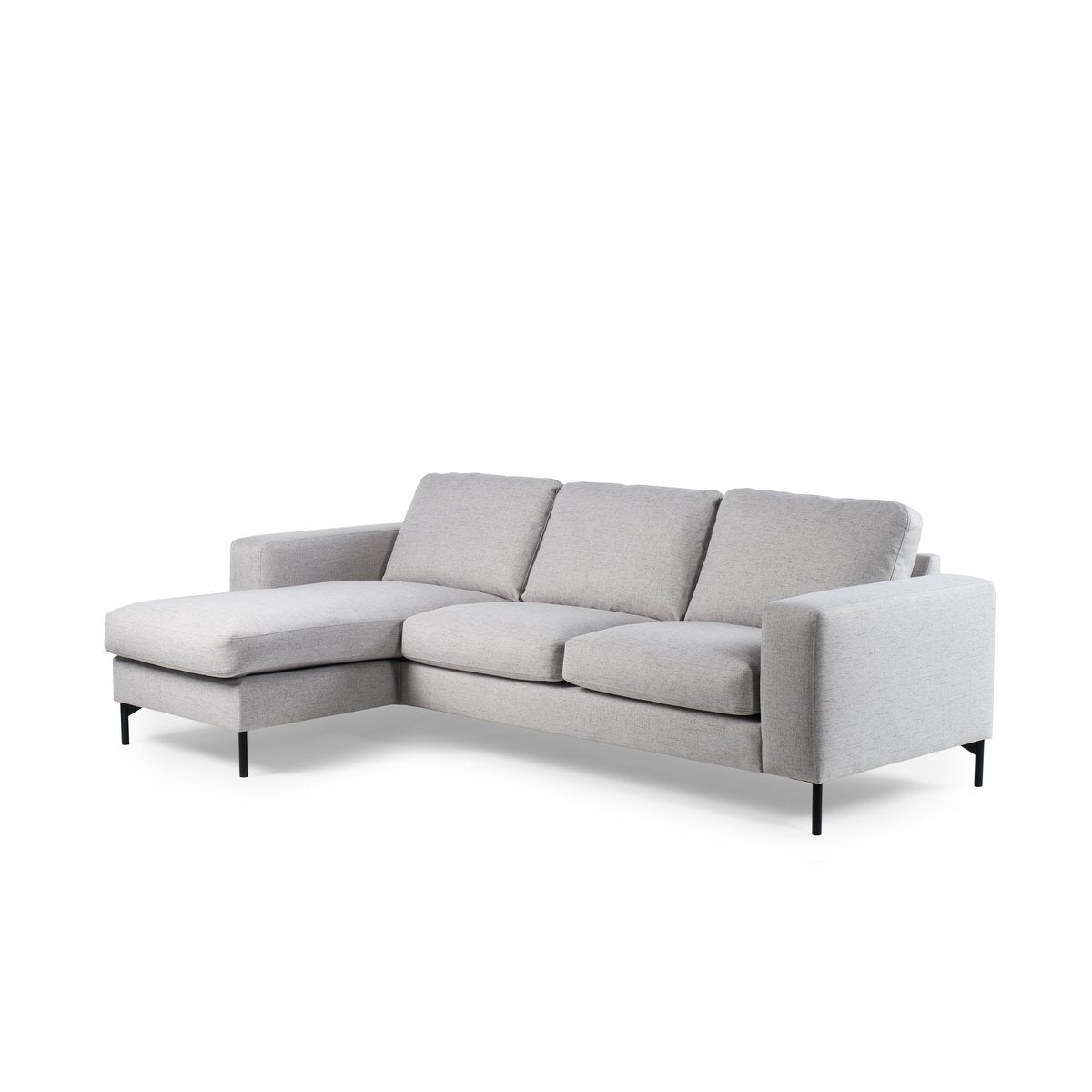 3 seater sofa cl l+r, valente fabric, v311 grey