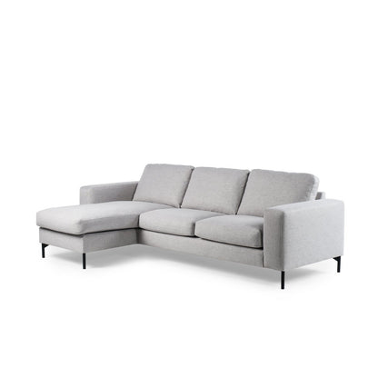 3 seater sofa CL L+R, Valente fabric, V311 grey