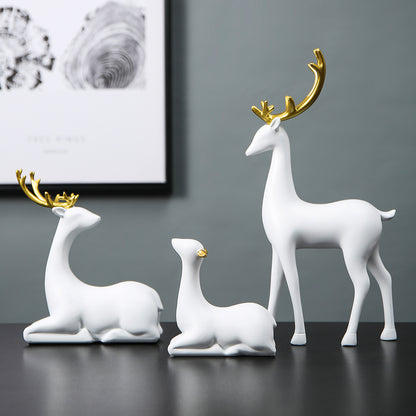 Kerstdecoratie Minimalistische Rendieren