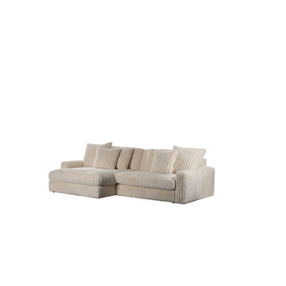 3-seater sofa CL L+R, fabric Vito 23, D460 beige