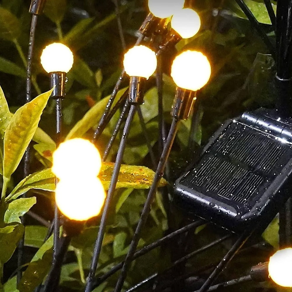 zonne tuinlampen op prik 70cm 2-pack 6 led